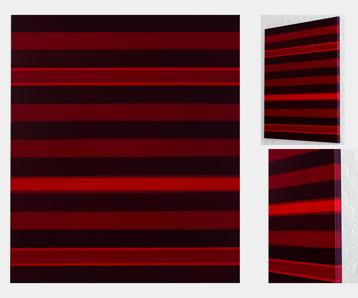 Painting: abstract stripes minimalism KH#210