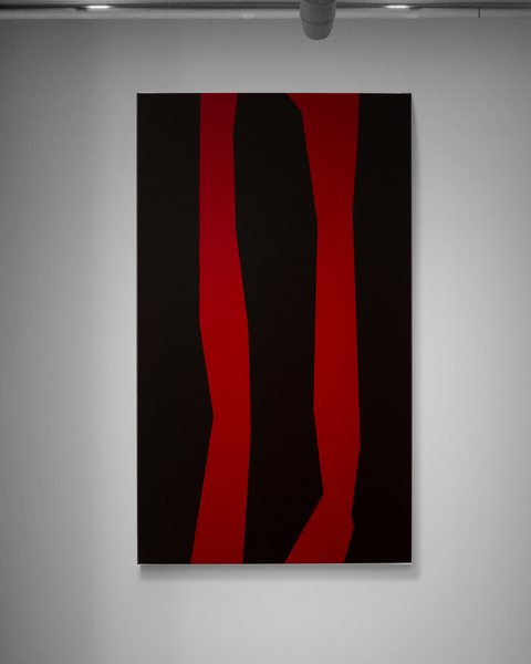 Painting: abstract stripes minimalism KH#245