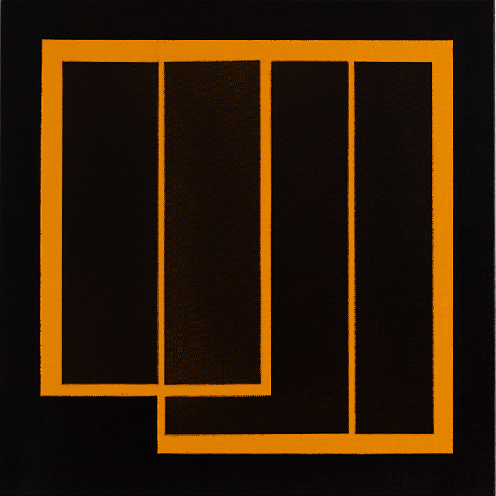 Painting: abstract constructive minimalism KH#268