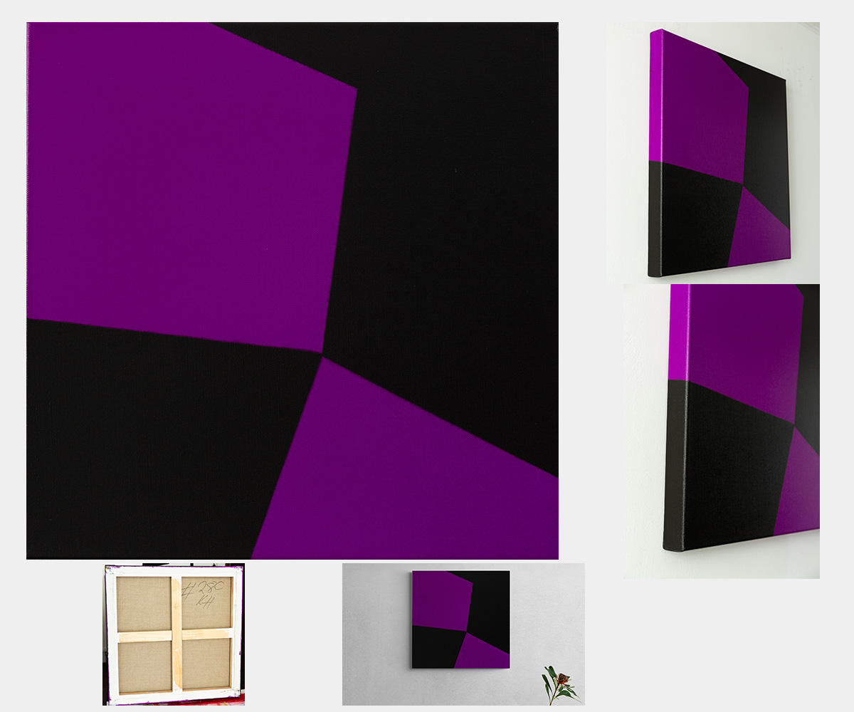 Painting: abstract constructive minimalism KH#280
