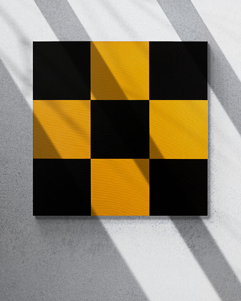Painting: abstract squares minimalism KH#297