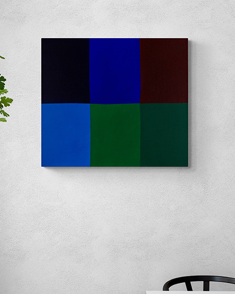 Painting: abstract colorfield minimalism KH#308