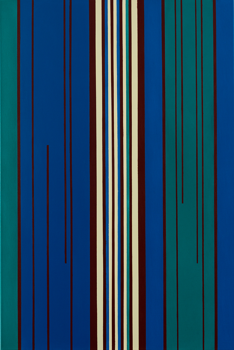 Painting: abstract stripes minimalism KH#331