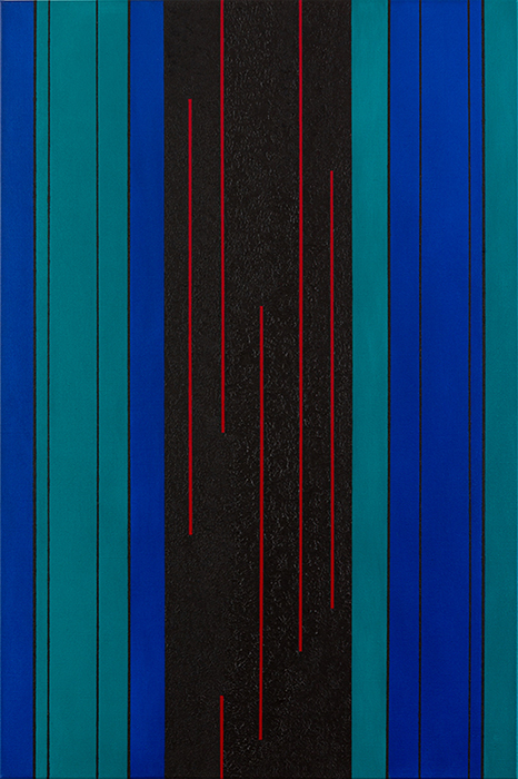 Painting: abstract stripes minimalism KH#332