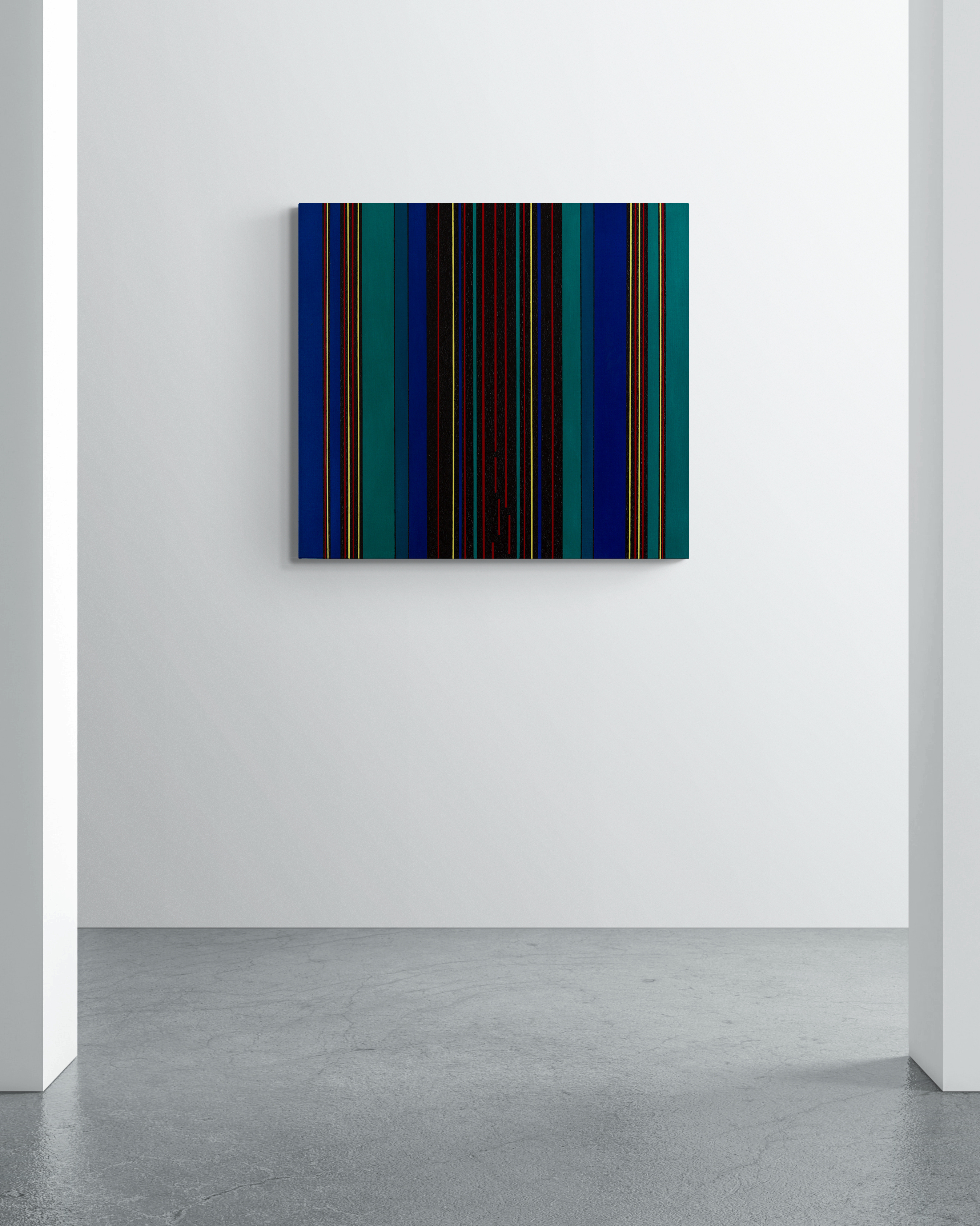 Painting: abstract stripes minimalism KH#333