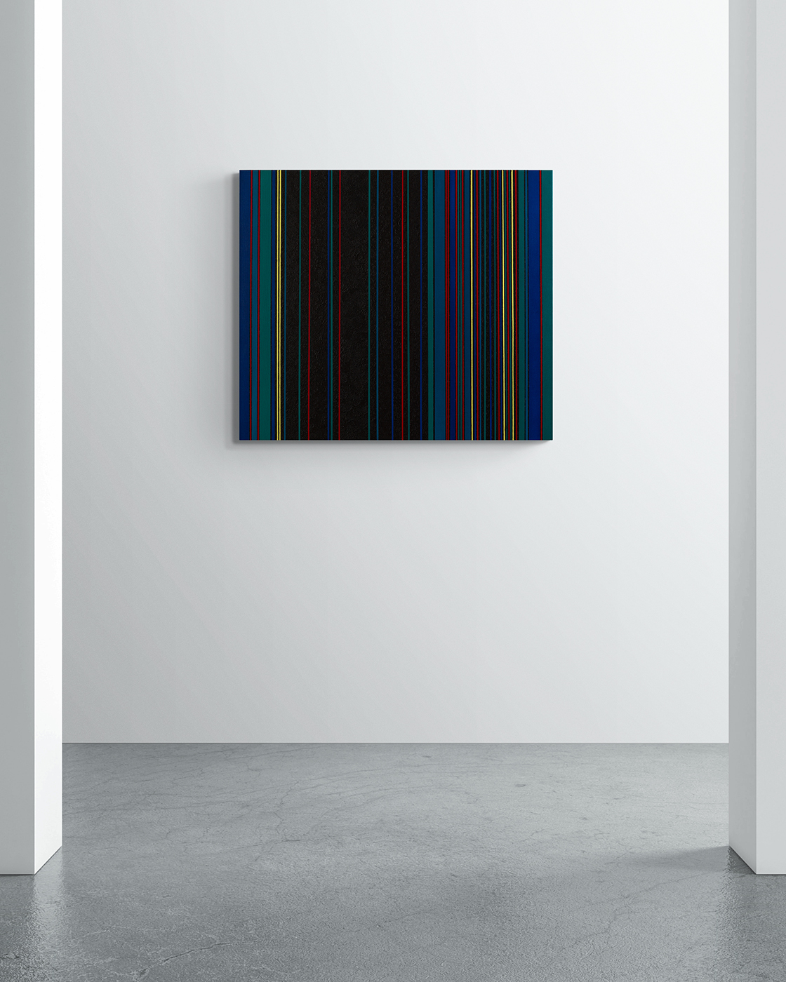 Painting: abstract stripes minimalism KH#334