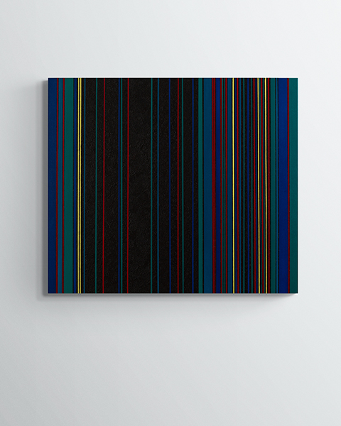 Painting: abstract stripes minimalism KH#334