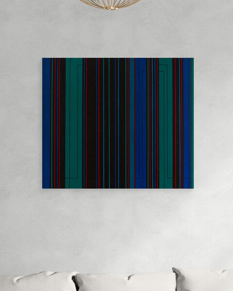Painting: abstract stripes minimalism KH#335