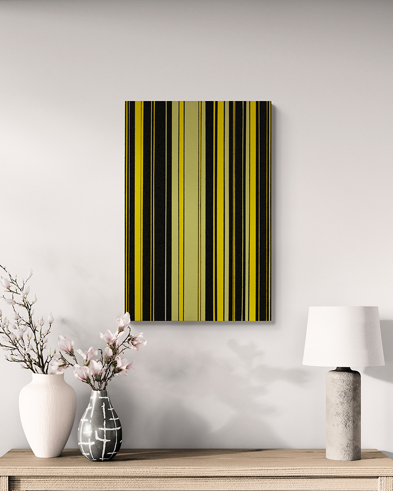 Rhythmus und Qualitätskontrast in Kadmium Gelb: KH#346