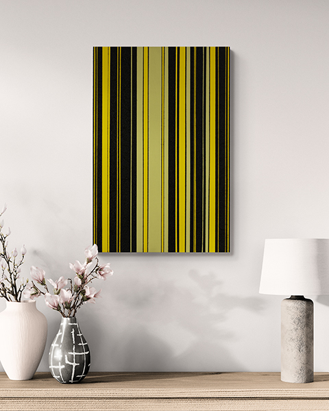 Rhythm and Quality Contrast in Cadmium Yellow: KH#346