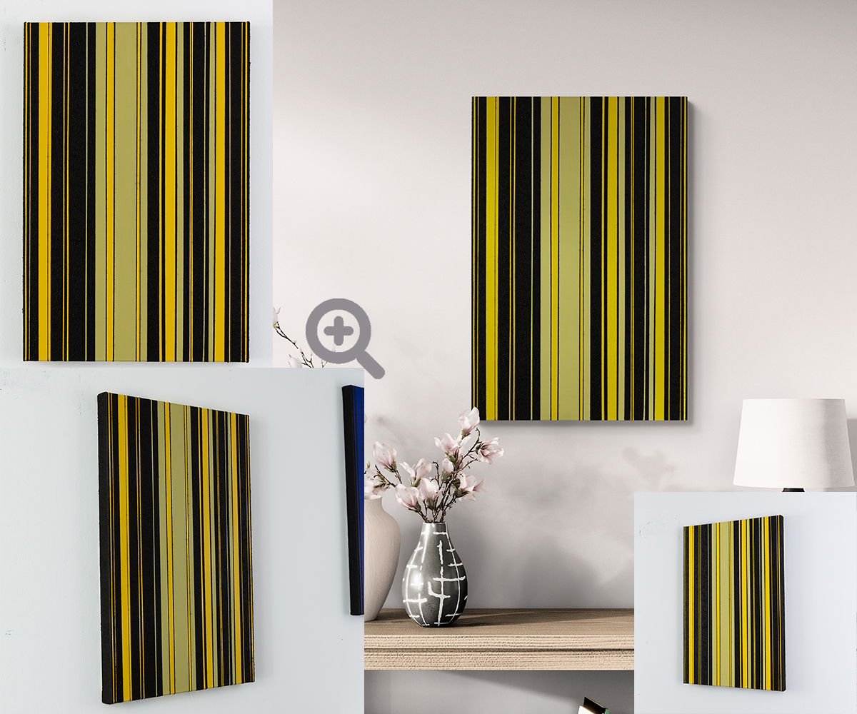 Rhythmus und Qualitätskontrast in Kadmium Gelb: KH#346